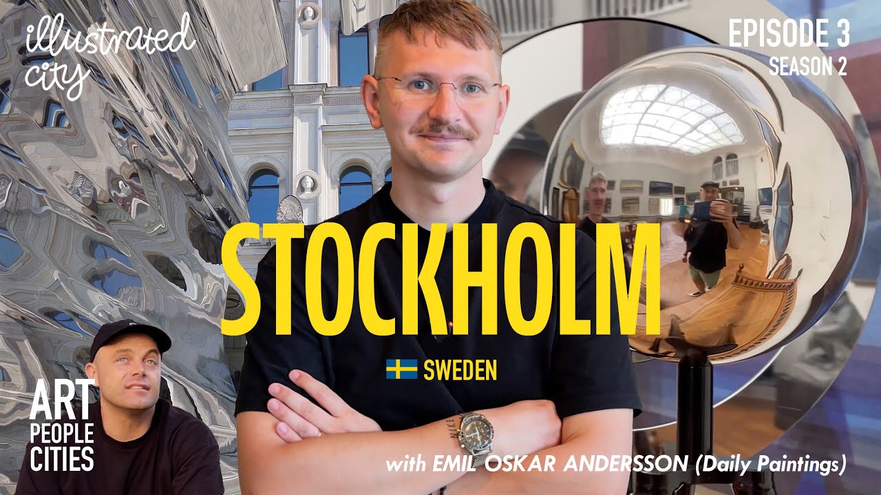 STOCKHOLM (Sweden) with the DAILY PAINTINGS founder, Emil Oskar ...