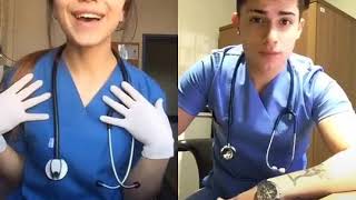 Mavi Rengi Seven Hemşireler