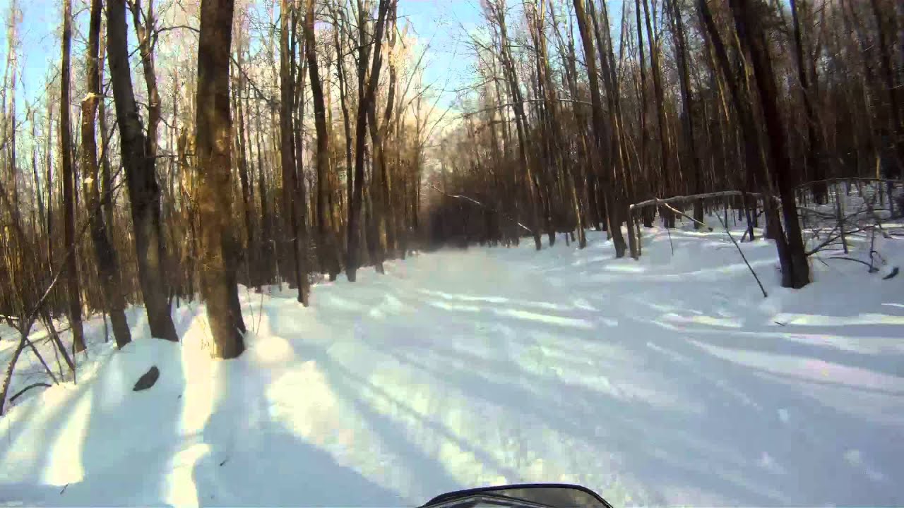 Savoy Massachusetts trail riding 1/6/13 YouTube