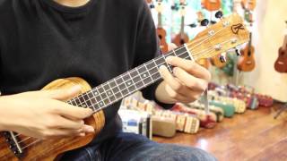 Kiwaya 商品紹介 "Kanile'a K-1C Gloss" ハワイ産Ukulele コンサートモデル