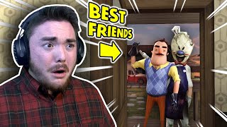Rod and The Neighbor ARE BEST FRIENDS??? | Ice Scream 3 + Hello Neighbor Crossover Mod