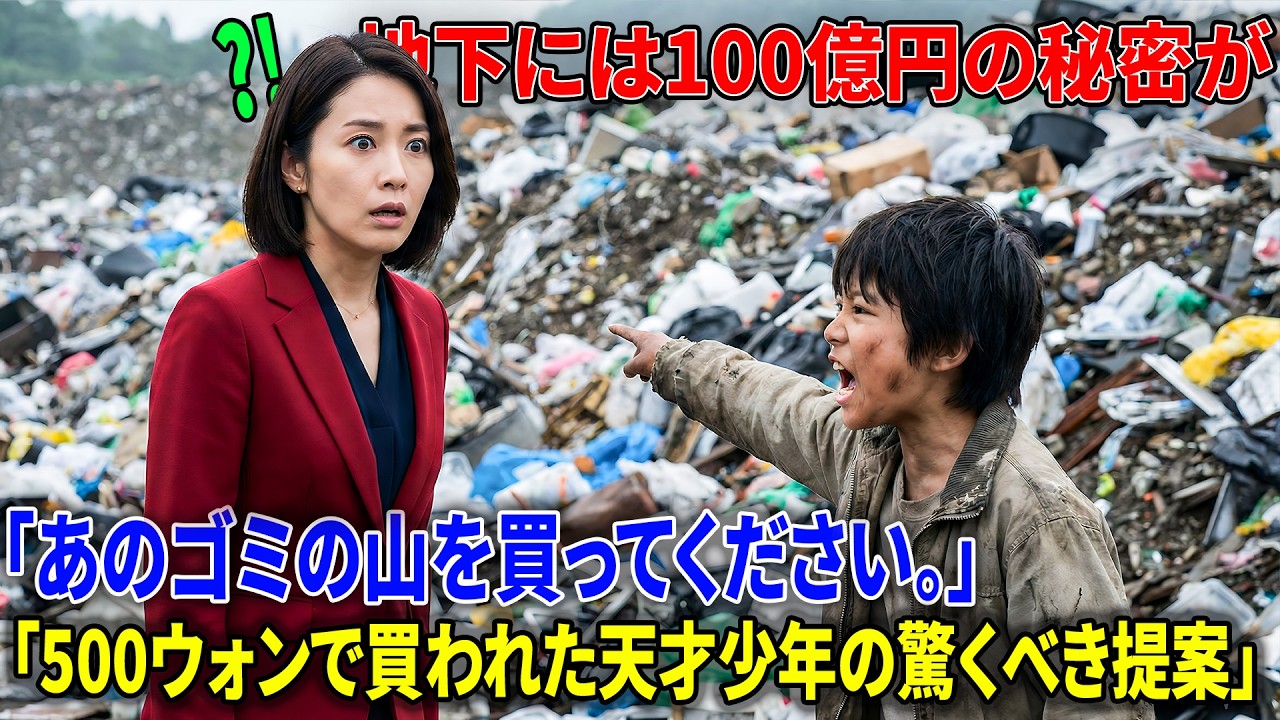 「そのゴミ山を買ってください」500ウォンで買われた天才少年が、1000億ウォン財閥一家の没落を阻止した実話！