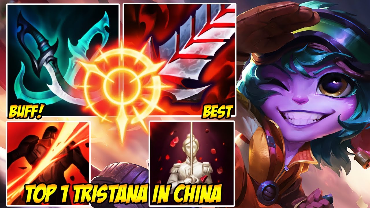 WILD RIFT CHINA TOP 1 TRISTANA - SHE HIT ONE ITEM AND STARTED 1-SHOTTING EVERYONE