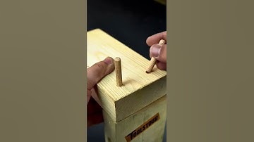 Pretty Easy for Beginners! How to make A dowel joint without jig