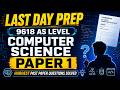 9618 P1 Last Day Preparation | Solving Hard Question | Cambridge AS Level Computer Science | Part 2