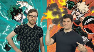 Justin Briner (Deku) and Clifford Chapin (Bakugo) Recap My Hero Academia In 60 Seconds | Hot Topic