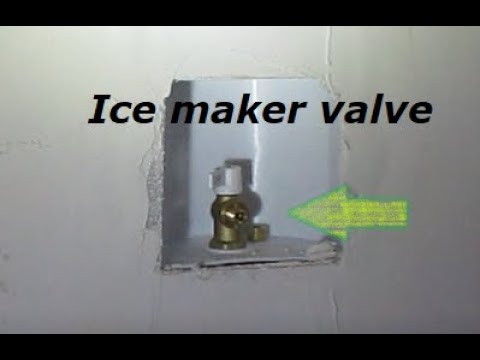 Where to Find Your Refrigerator Water Line Shut-off Valve