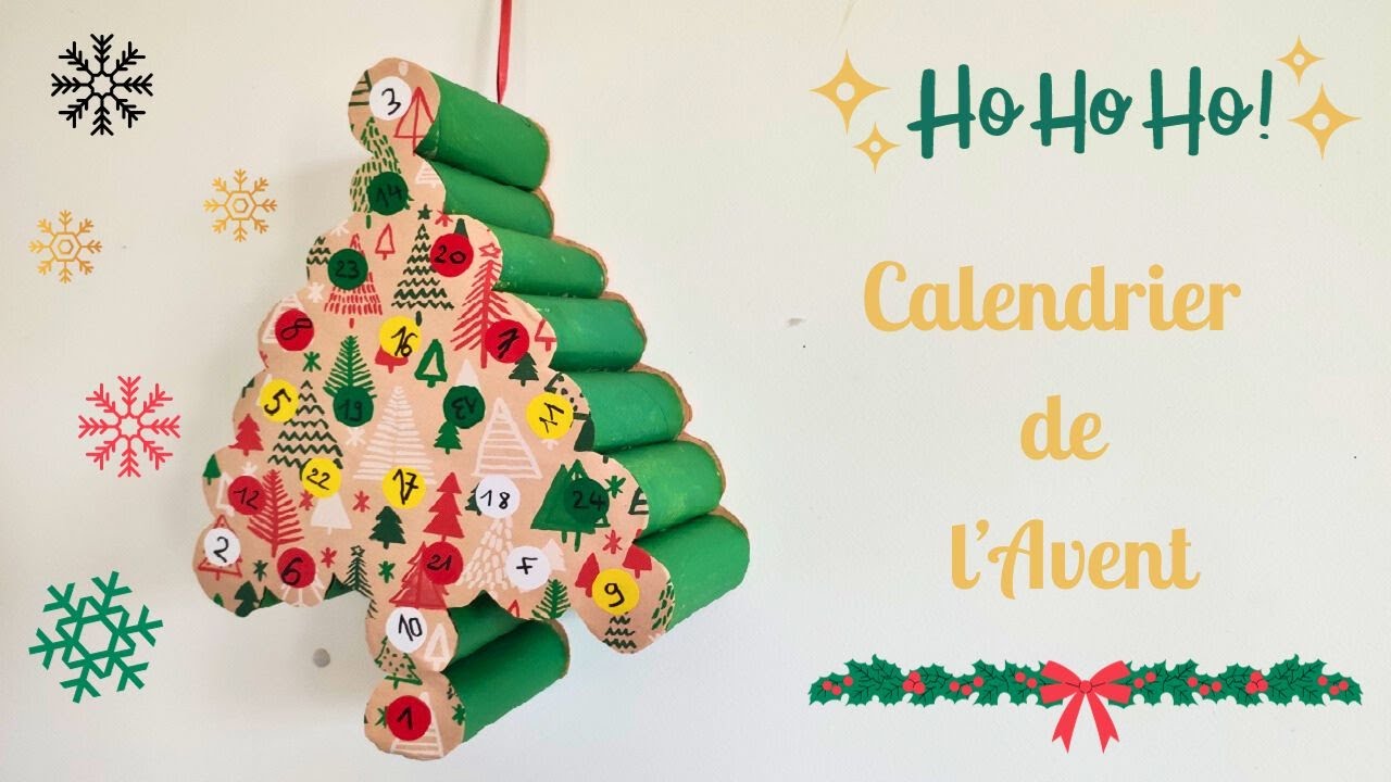 Calendrier de l'Avent Sapin - Les Carnets Bleus - Blog créatif Diy et  lifestyle