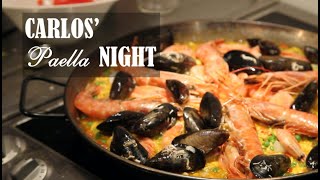 Carlos Seafood Paella Recipe, рецепт паэльи из морепродуктов