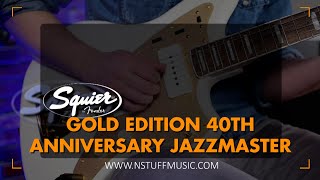 Squier Gold Edition 40th Anniversary Jazzmaster - YouTube