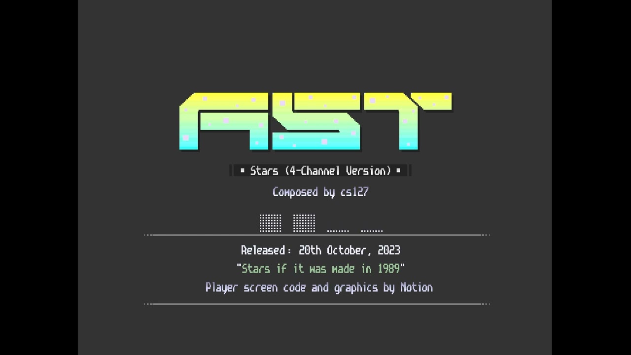 Stars (4-Channel) by Artstate (Amiga Music) 2023