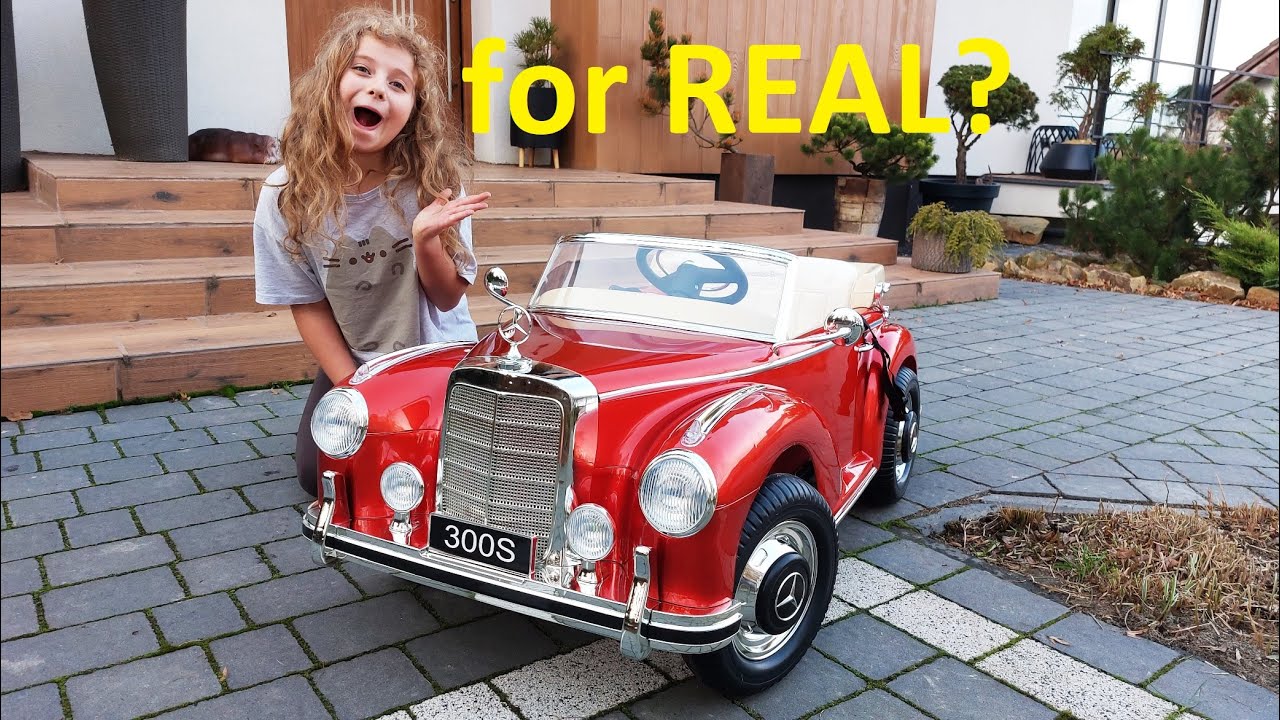 Riding the Mercedes-Benz 300 S Electric Car - YouTube