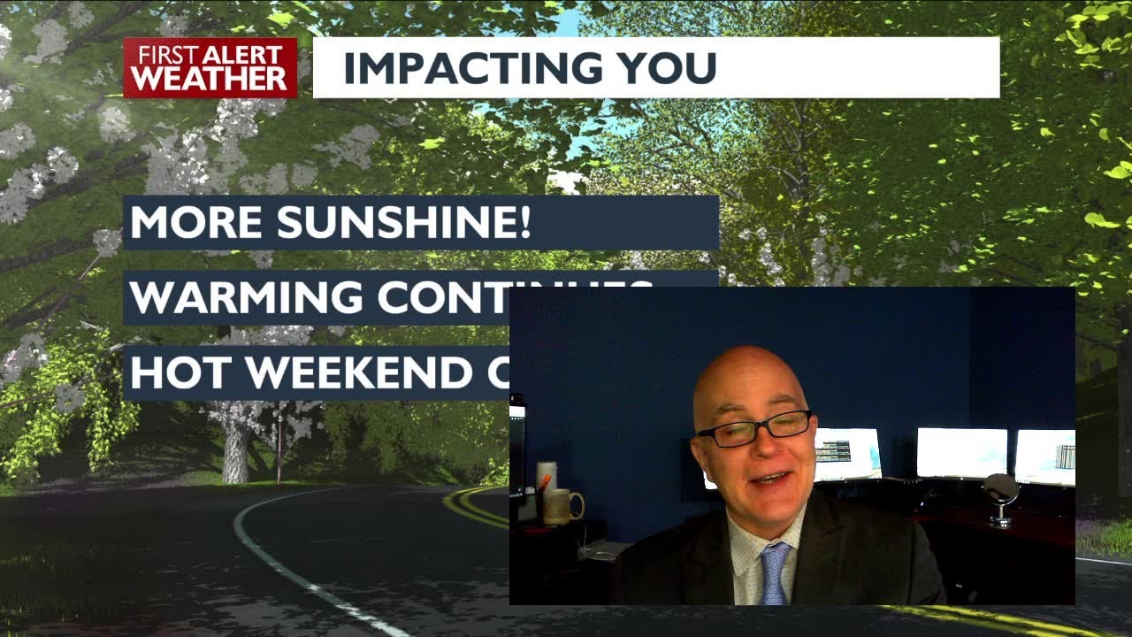First Alert Forecast - A beautiful Thursday is on the way, with a very ...
