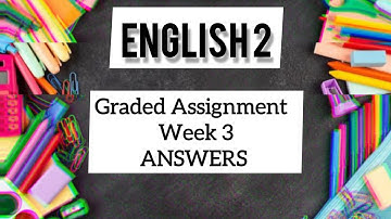 IIT Madras  English 2 week 3 Graded Assignment  Answers