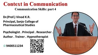 Context in Communication Skills 4