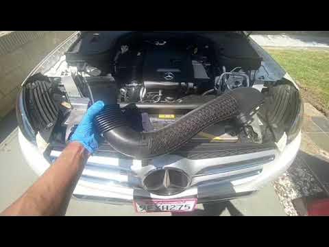 Mercedes Benz GLC300 DIY oil change - YouTube