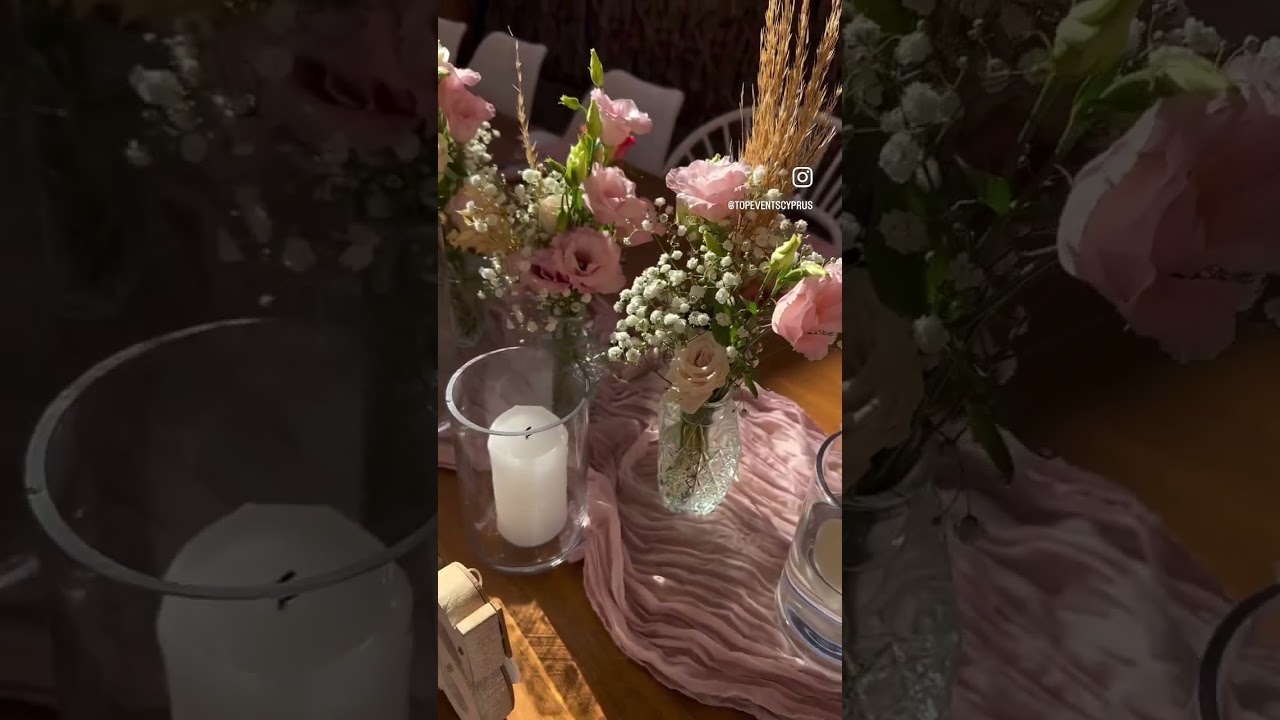 Boho wedding at Ayia Triada beach followed by dinner party at Montego beach bar