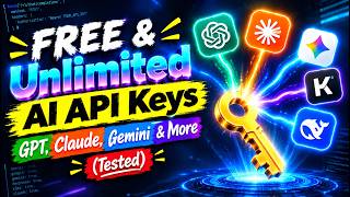 Get FREE & Unlimited AI API Keys ! GPT, Claude, Gemini & More (Tested)