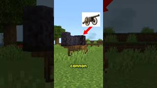 minecraft:on how to make a medieval cannon