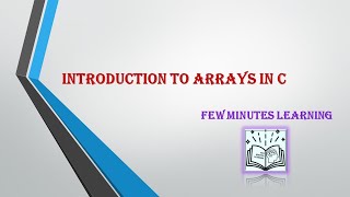 Introduction to arrays