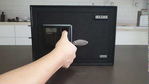 Nikawa Fingerprint Security Safe    Unlock Using Fingerprint  1