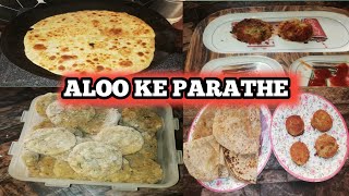 alu k parathy | alu k parathy recipe | how to make alu k parathy