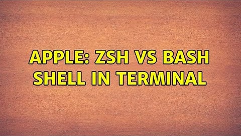 Apple: Zsh vs Bash shell in Terminal (2 Solutions!!)