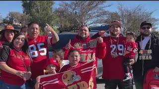 49ers faithful give excited sendoff to the team ahead of NFC Championship in Philadelphia