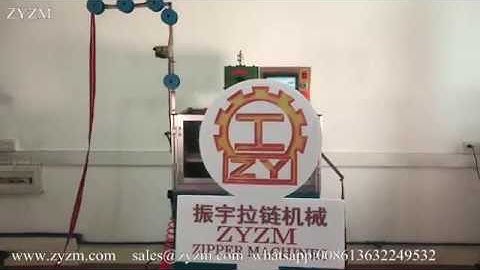 Auto Metal Zipper Gapping And Stripping Machine