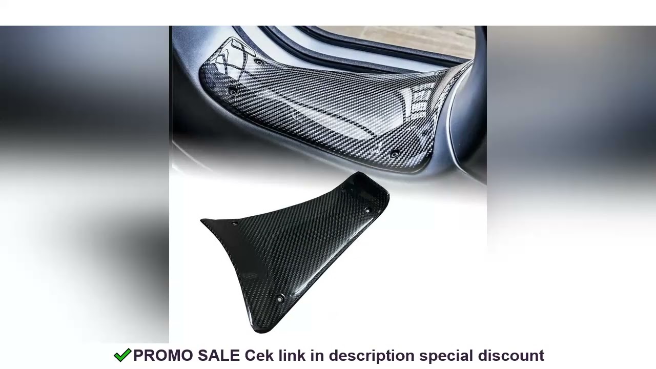 100% Pure Carbon Fiber Middle Foot Peg Cover For VESPA GTS300 GTS GTV GTV300 HPE Footboard Footrest