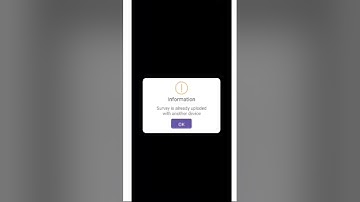 survey is already uploaded with another device problam 100 solution #mpro