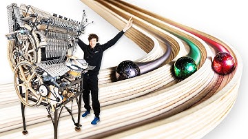 Marble Race on the Marble Machine X! Who will Win?