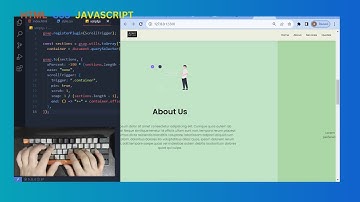 ASMR Programming - How to make Parallax Scrolling Website in html css js
