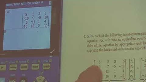 Applied Linear Algebra, Lesson 15, Video 13: 4-by-4 LU Factorization Set Up