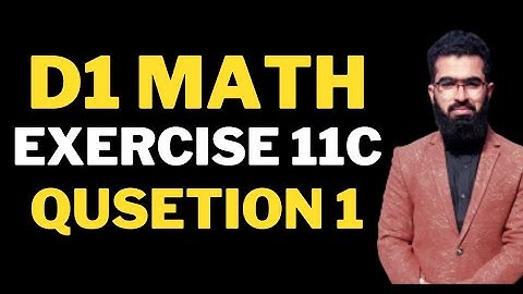 d1 ex 11c q1 || d1 exercise 11c question 1 || d1 ex 11c || d1 exercise 11c || d1 maths solution