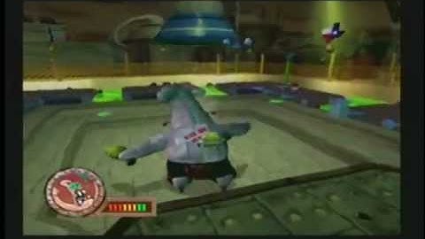 Spongebob: Battle for Bikini Bottom walkthrough part 17: Boss 2: Robot Patrick