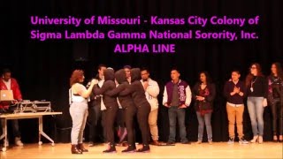 UMKC Colony of Sigma Lambda Gamma National Sorority, Inc ALPHA LINE Probate