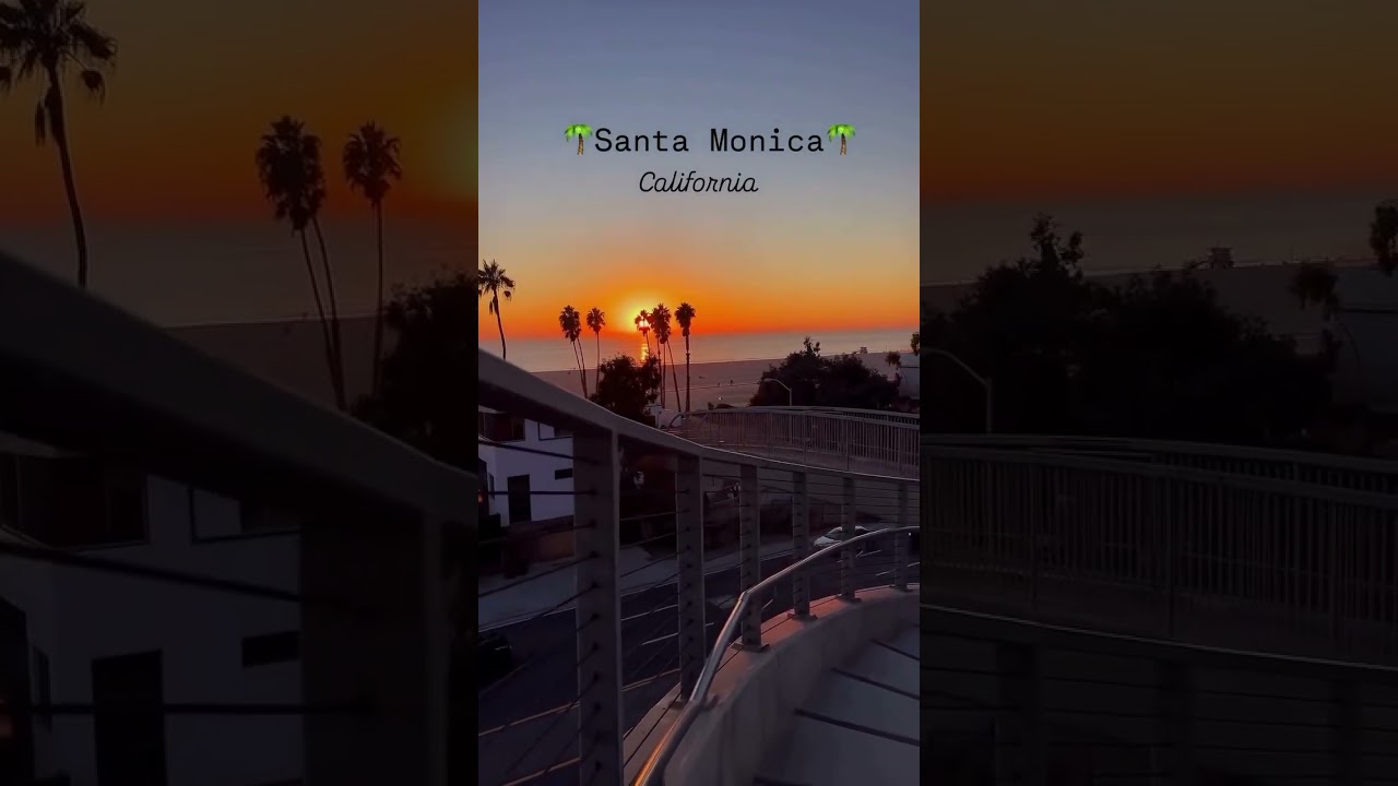 Watching the Sunset in Santa Monica