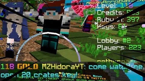 I get Gold rank in NetherGames server, so I open 20 crates for celebration! /w Sademsan1234