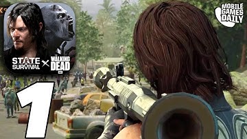 STATE OF SURVIVAL WALKING DEAD - Gameplay Trailer (iOS, Android)