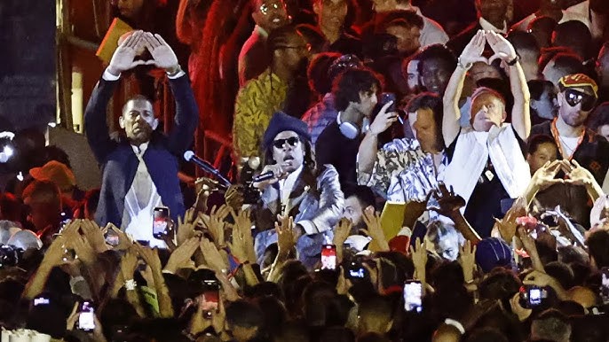 Pharrell's First Louis Vuitton Show: Jay-Z Performs for After Party