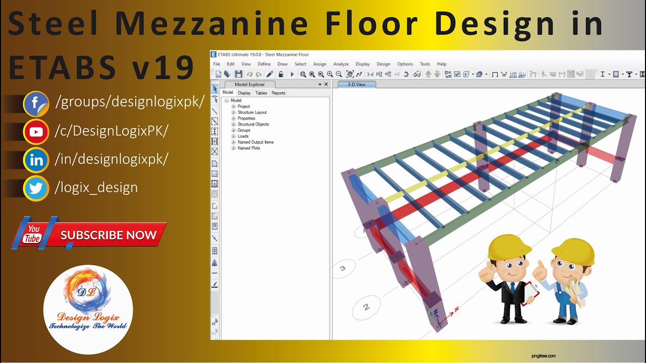 Steel Mezzanine Floor Analysis Design