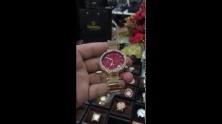 Michael Kors Womens Chronograph Parker Rose Goldtone Stainless Steel Bracelet Watch 39mm Mk6106