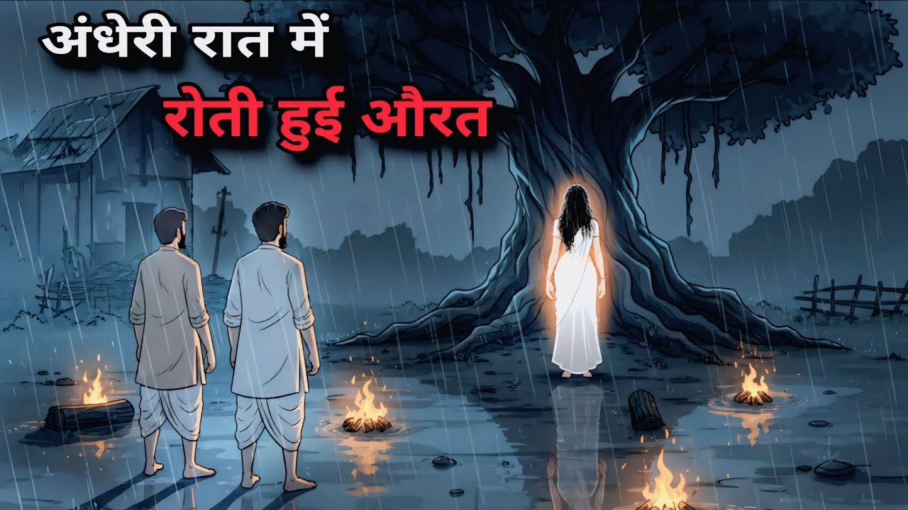 अंधेरी रात मे रोती हुई औरत| barish ka chalawa | Dark Rainy Night | Horror Story in Hindi | horror