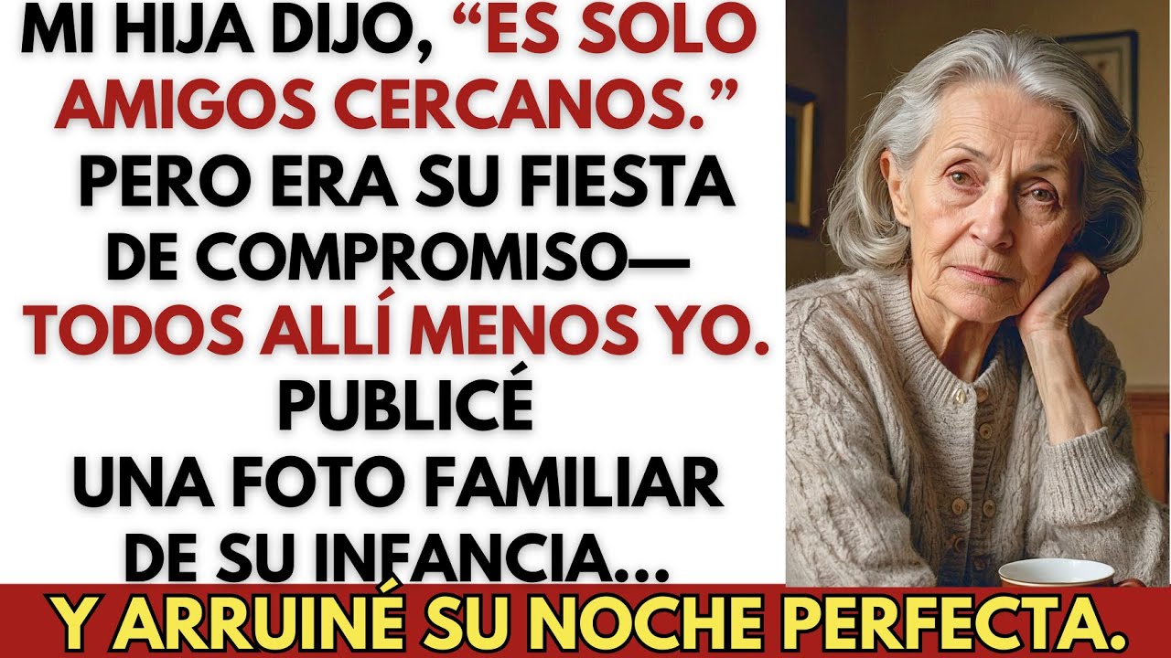 Mi hija dijo que era “solo amigos cercanos” — pero era su compromiso y no me invitaron