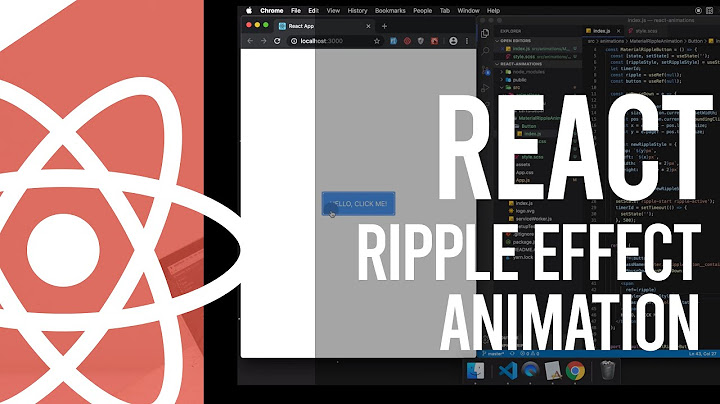 Material Ripple Effect Animation - ReactJS x SCSS