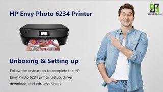 Hp Envy Photo 6234 Printer Setup Unbox Hp Envy Photo 6234 Printer Wi-Fi Setup
