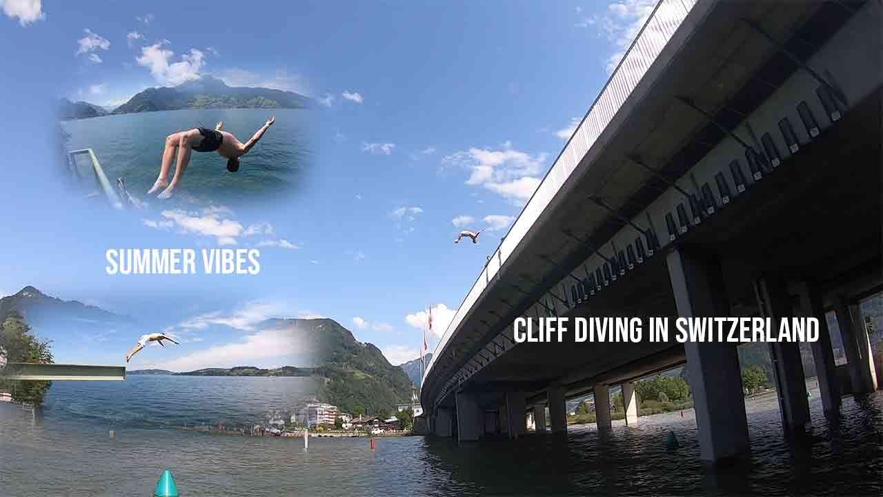 CLIFF DIVING IN SWITZERLAND | FERVENTIS