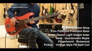 Fender Precision Bass Test (Custom Shop Pino Palladino & 1959, USA 1962 Vintage, USA Select) chords