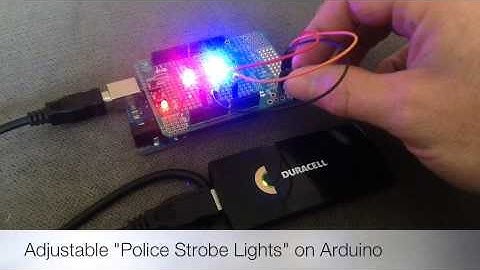 Arduino Police Strobe